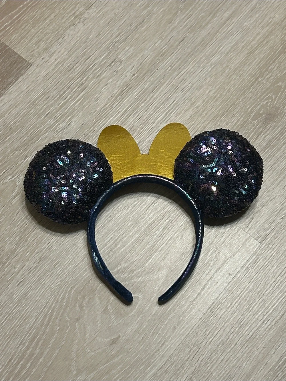 Disney Walt Disney Parks 50th Anniversary Bejeweled Bow Minnie Mouse Ears